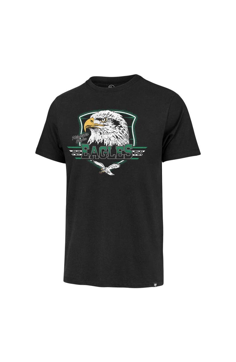 '47 Men's '47 Black Philadelphia Eagles Regional Franklin T-Shirt, Alternate, color, Black