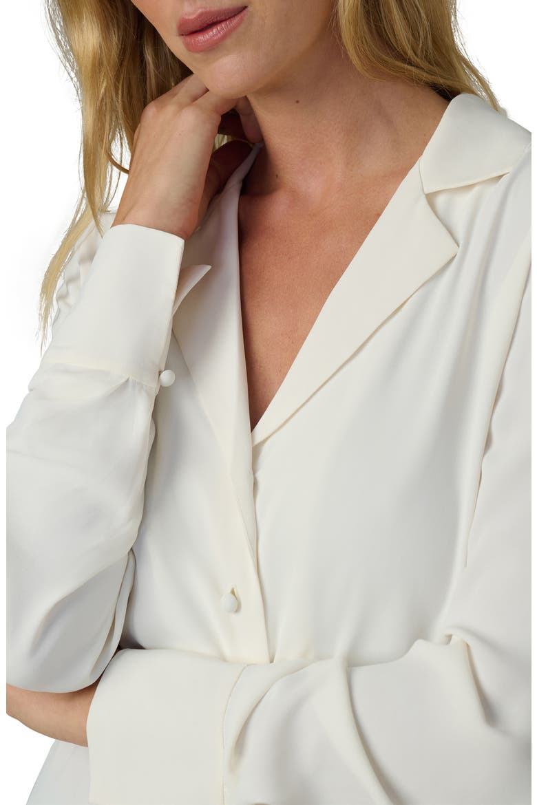 The Mia Button-Up Shirt, Alternate, color, ECRU