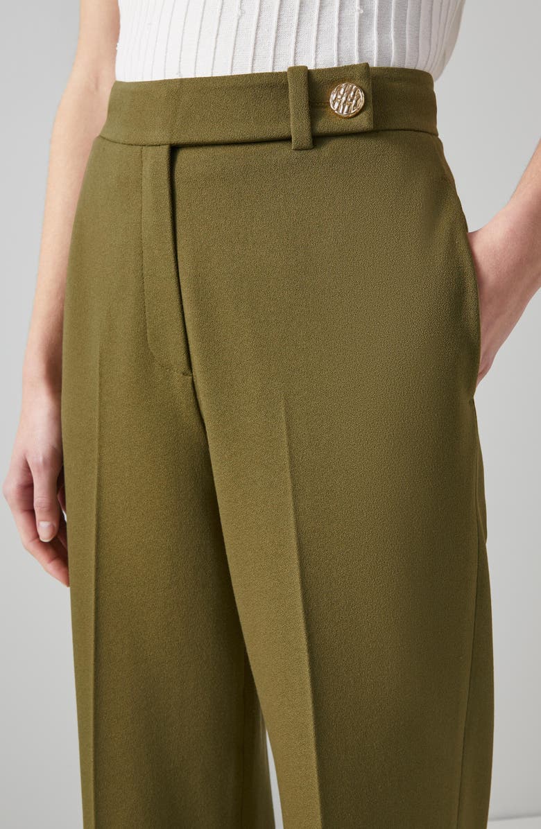 LK Bennett Bille Ankle Wide Leg Pants, Alternate, color, 