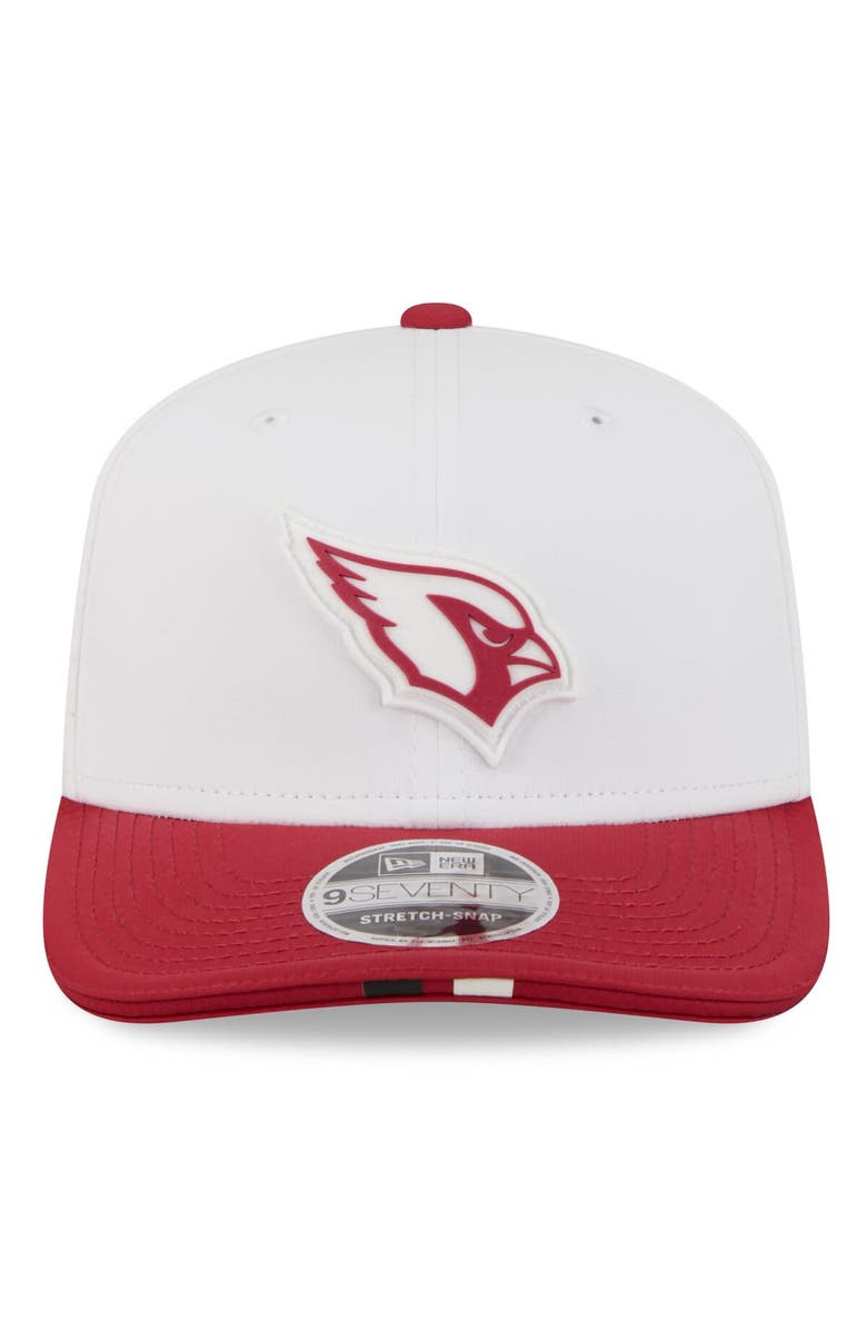 New Era Men's New Era  White/Cardinal Arizona Cardinals 2025 NFL Training Camp 9SEVENTY Adjustable Hat, Alternate, color, White