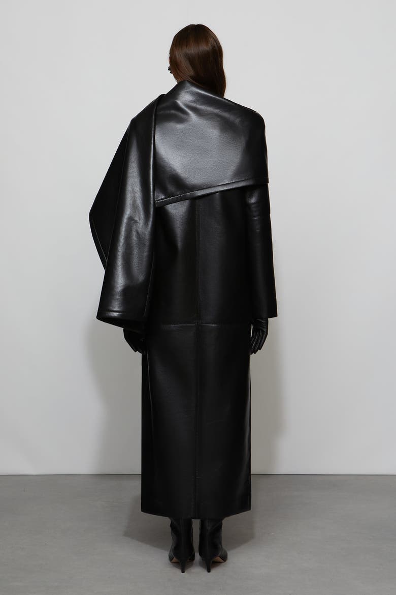 Wren Jacket In Leather, Alternate, color, Black