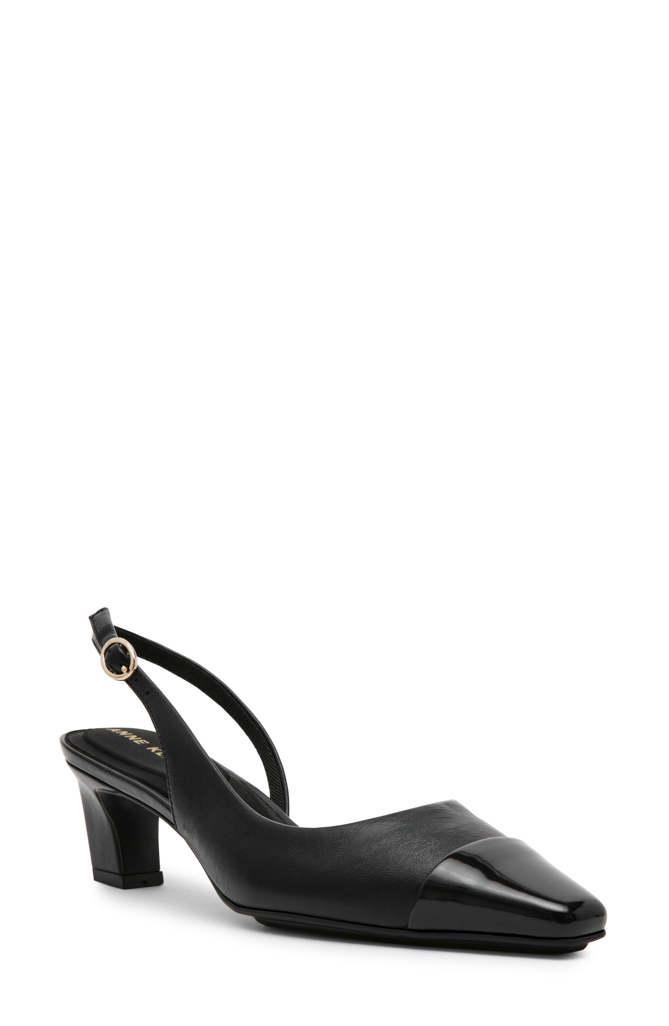 Anne Klein Sadella Square Toe Slingback Pump, Main, color, 
