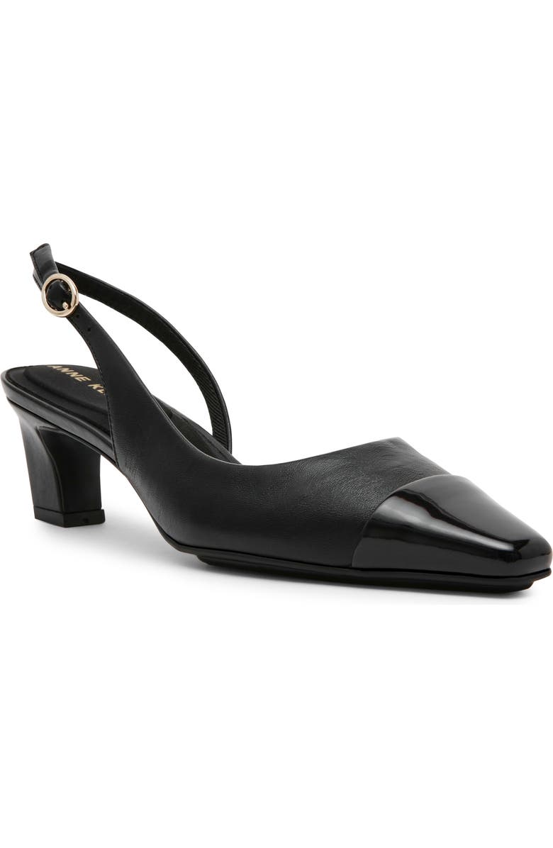 Anne Klein Sadella Square Toe Slingback Pump, Main, color,