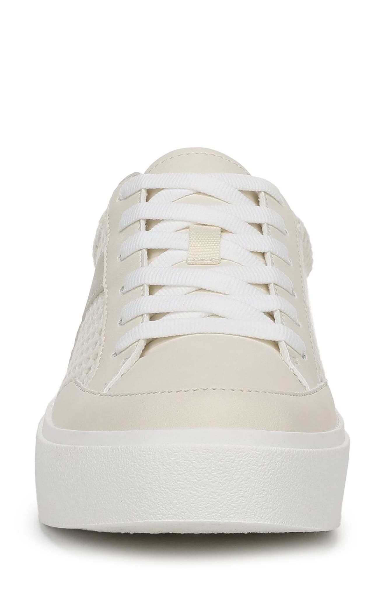 Madison Lace Platform Sneaker, Alternate, color, OFF WHITE FAUX LEATHER