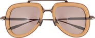 Valentino 50mm Aviator Sunglasses