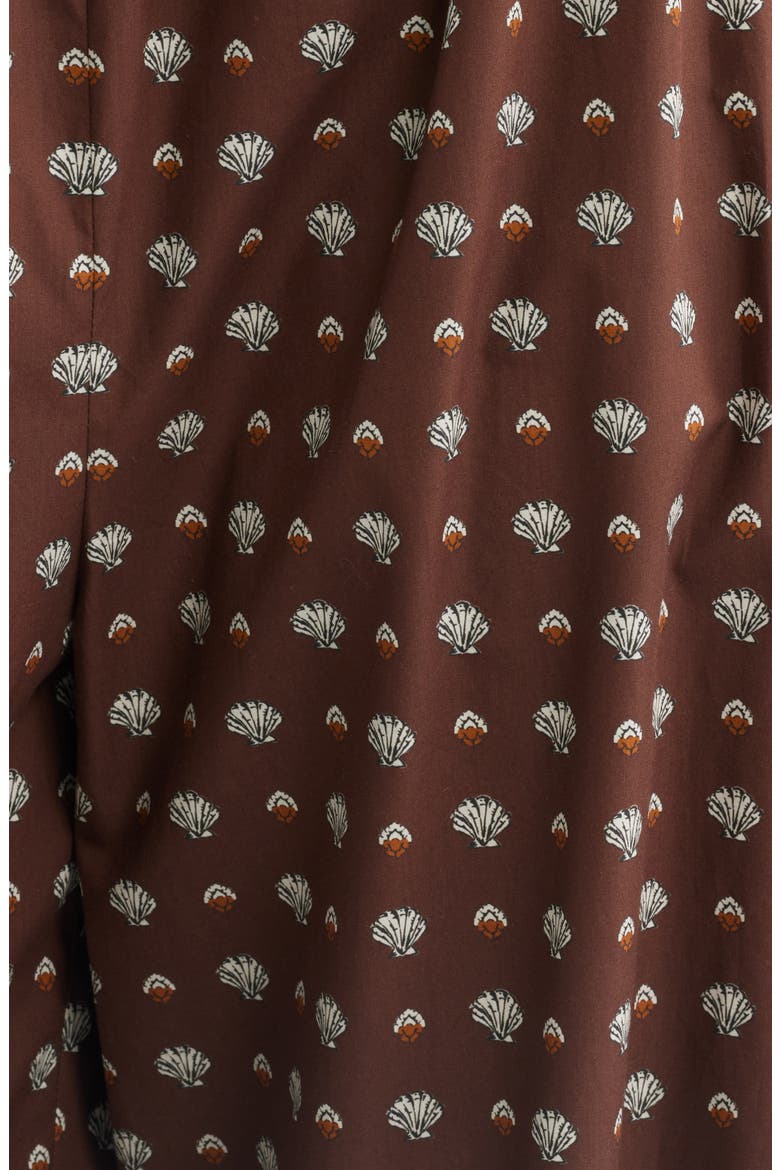 Yarrow Patterned Cotton Pants, Alternate, color, TERRE FOULARD DE LA MER