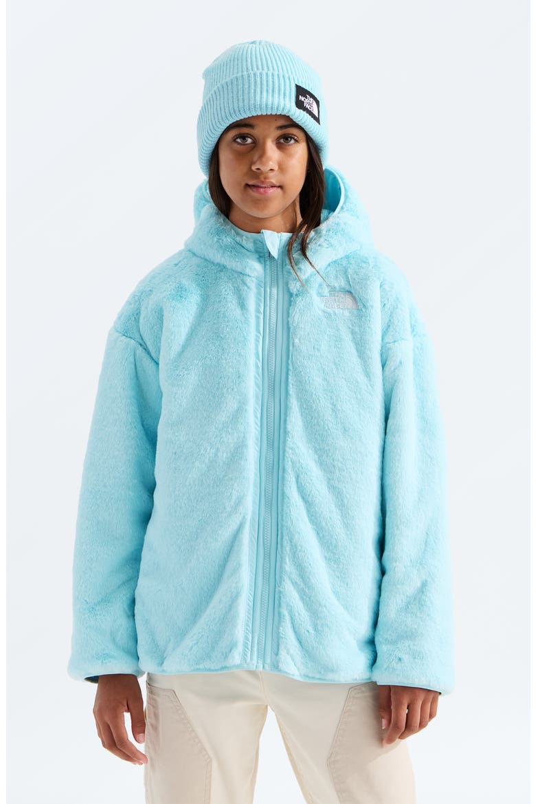 Kids' Shasta Water Repellent Reversible Hooded Jacket, Alternate, color, GLACIER