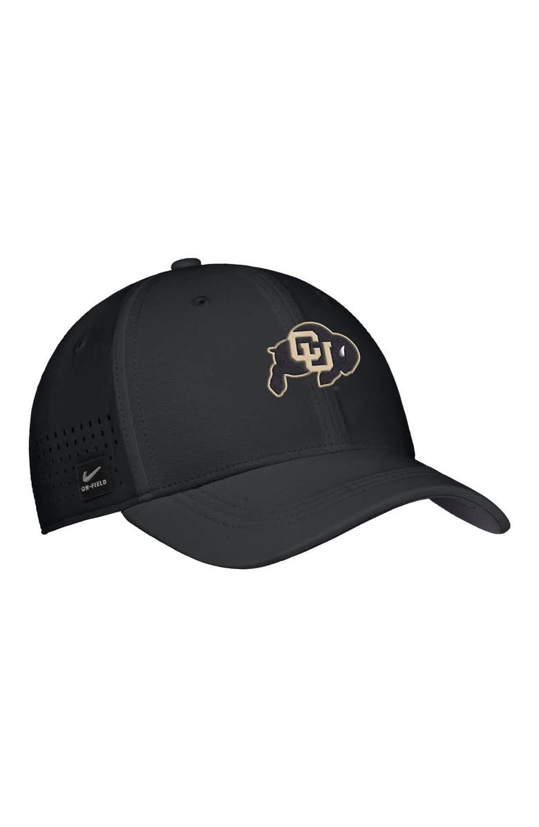 Nike Men's Nike Black Colorado Buffaloes 2025 On-Field Performance Flex Hat, Main, color, 