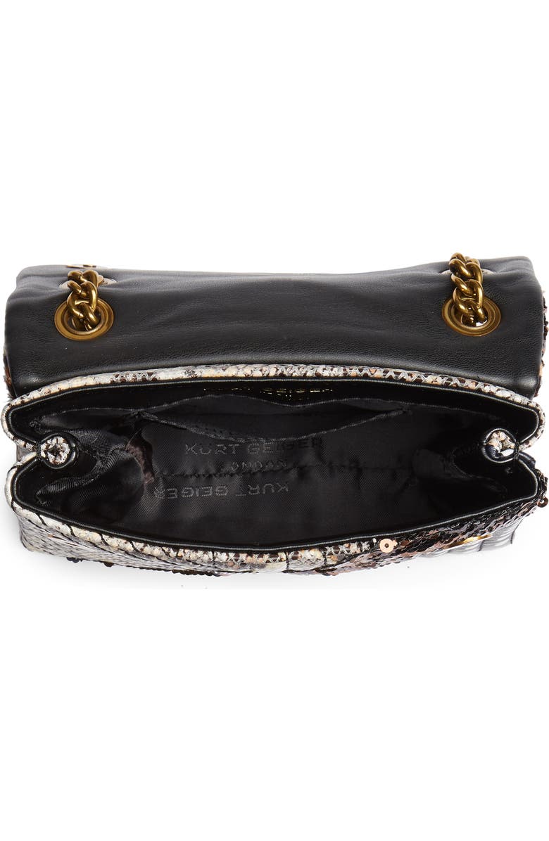 Kurt Geiger London Mini Kensington Genuine Calf Hair Mixed Media Crossbody Bag, Alternate, color,