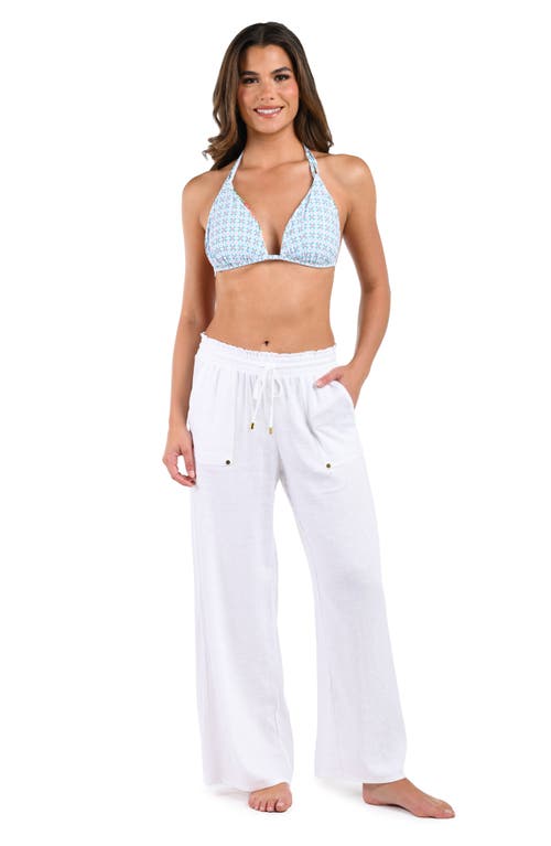 Shop La Blanca Beach Cover-up Pants In White