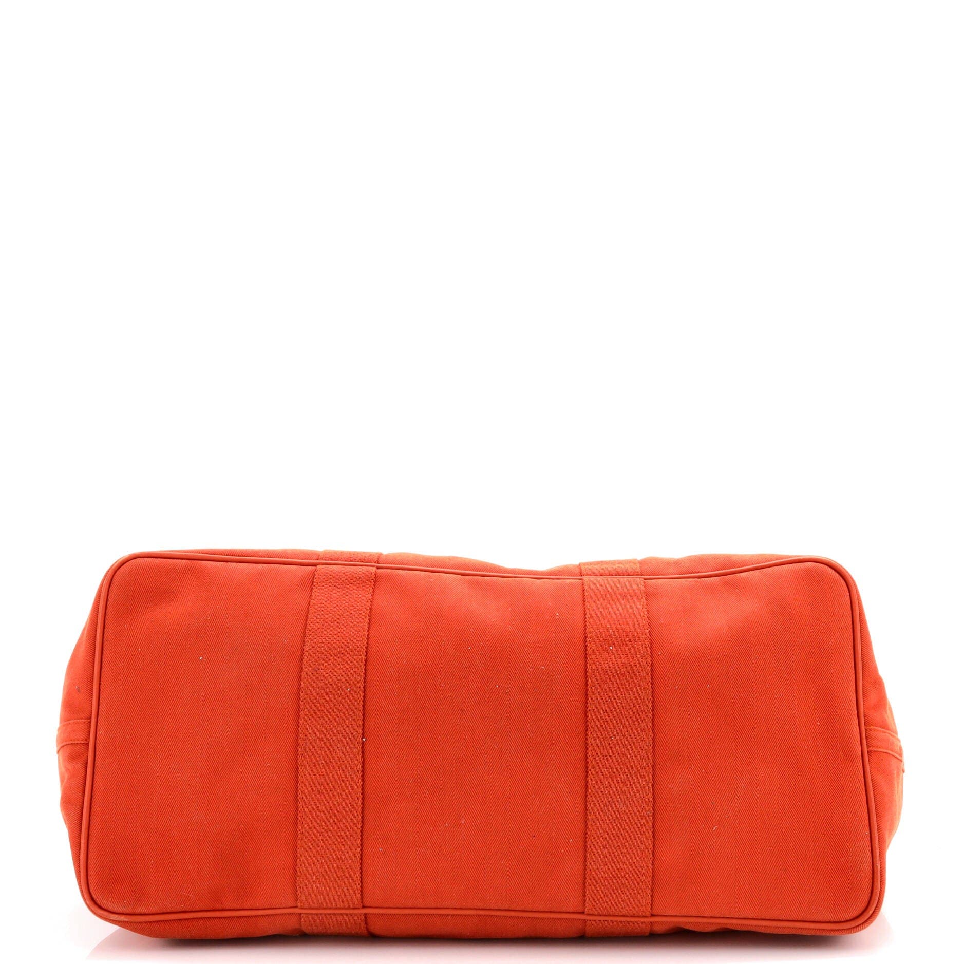 Pre-Owned Hermes Valparaiso Bag Toile and Leather GM, Alternate, color, Potiron