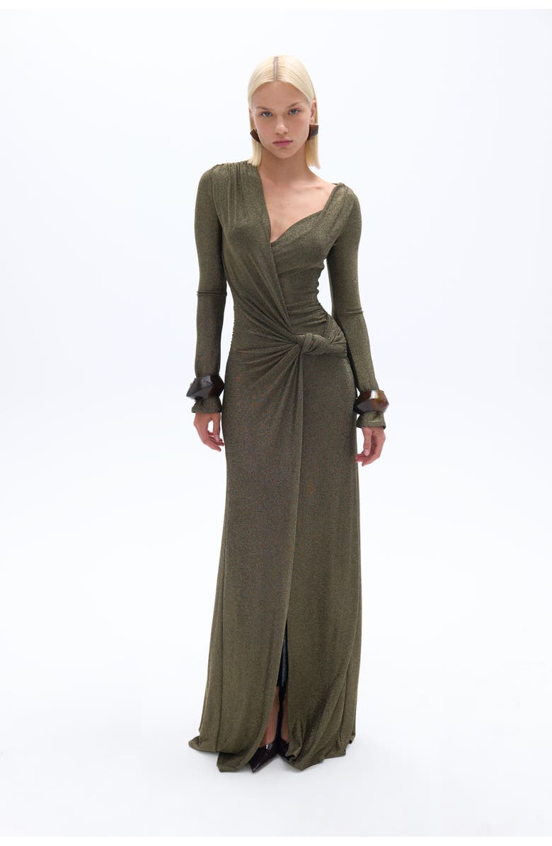 Nocturne Double Breasted Long Dress, Main, color, 