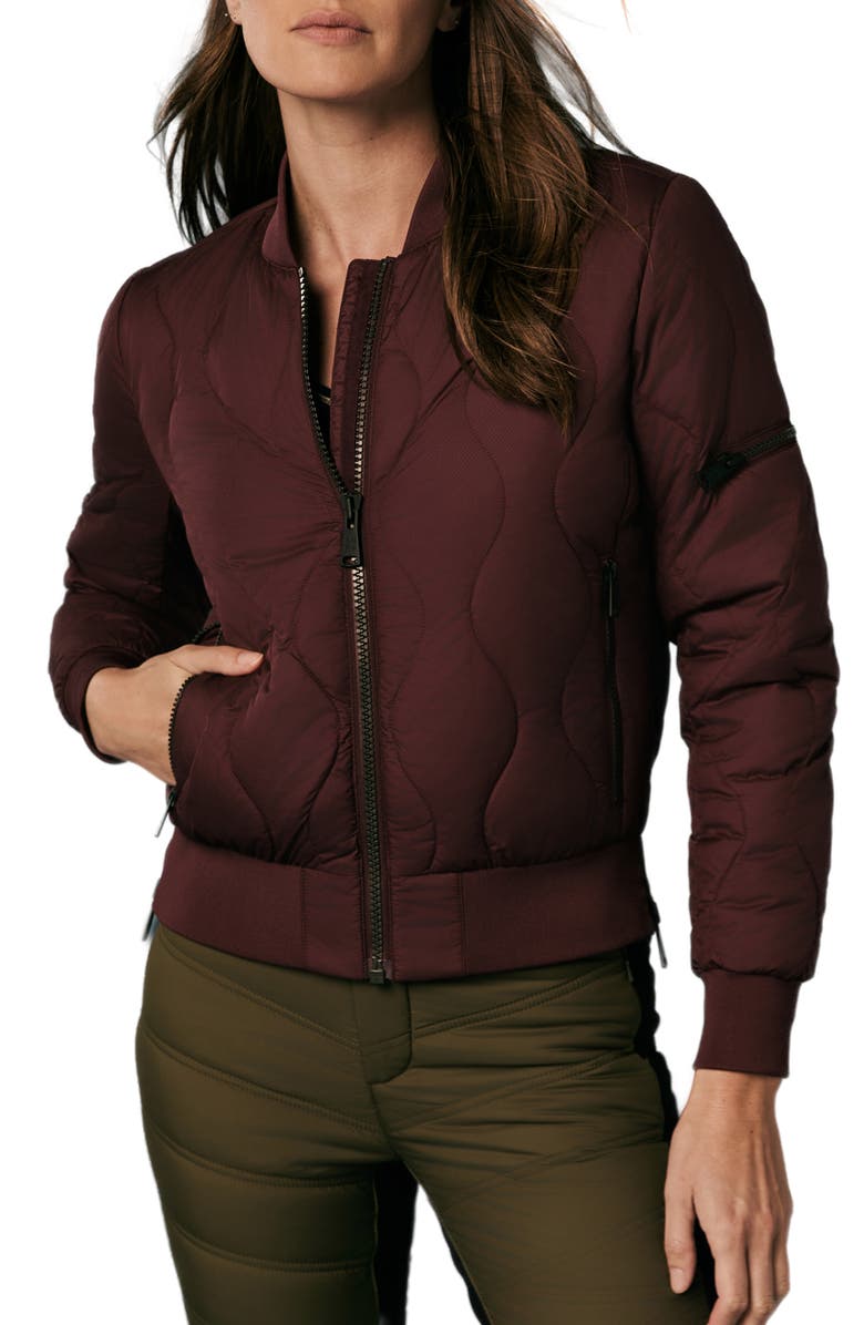 Alp N Rock Metro Water Repellent Quilted Bomber Jacket, Main, color, 
