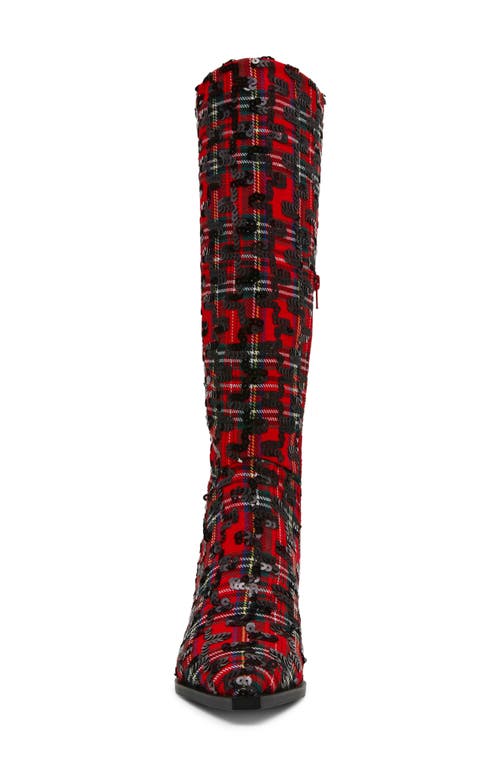 Betsey Johnson Pamella Knee High Boot In Multi