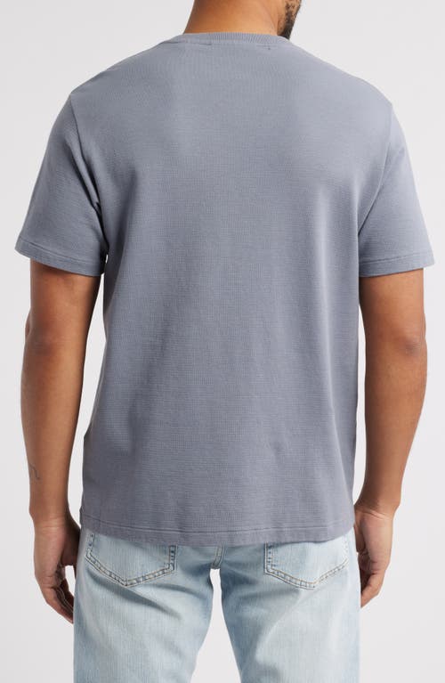 Frame Duo Fold Cotton T-shirt In Smoky Blue