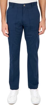 Brooklyn Brigade Slim Fit Solid Cotton Stretch Utility Pants