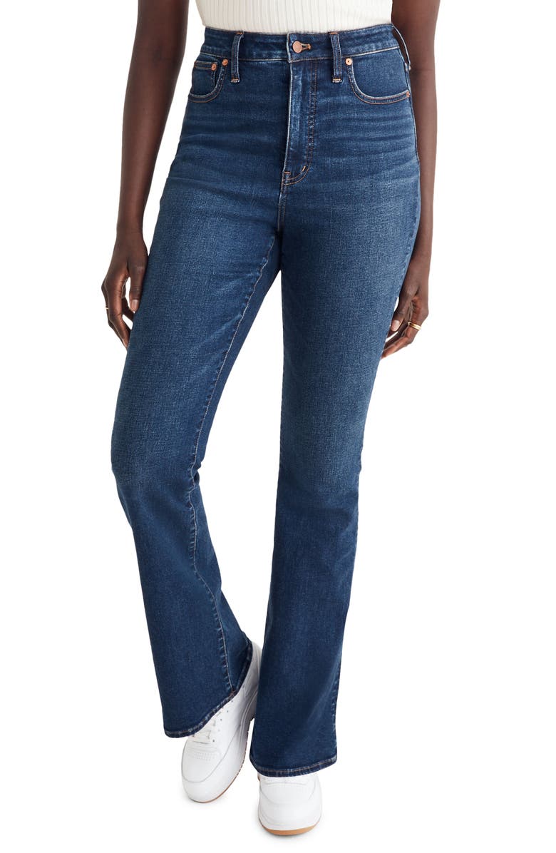 Madewell Curvy High Waist Skinny Flare Jeans, Main, color, 