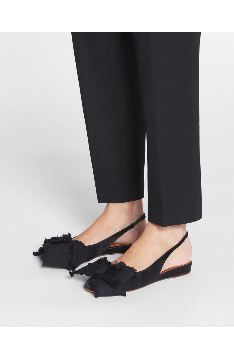 Lanvin Slingback Ballerina Flat In Satin, Alternate, color,