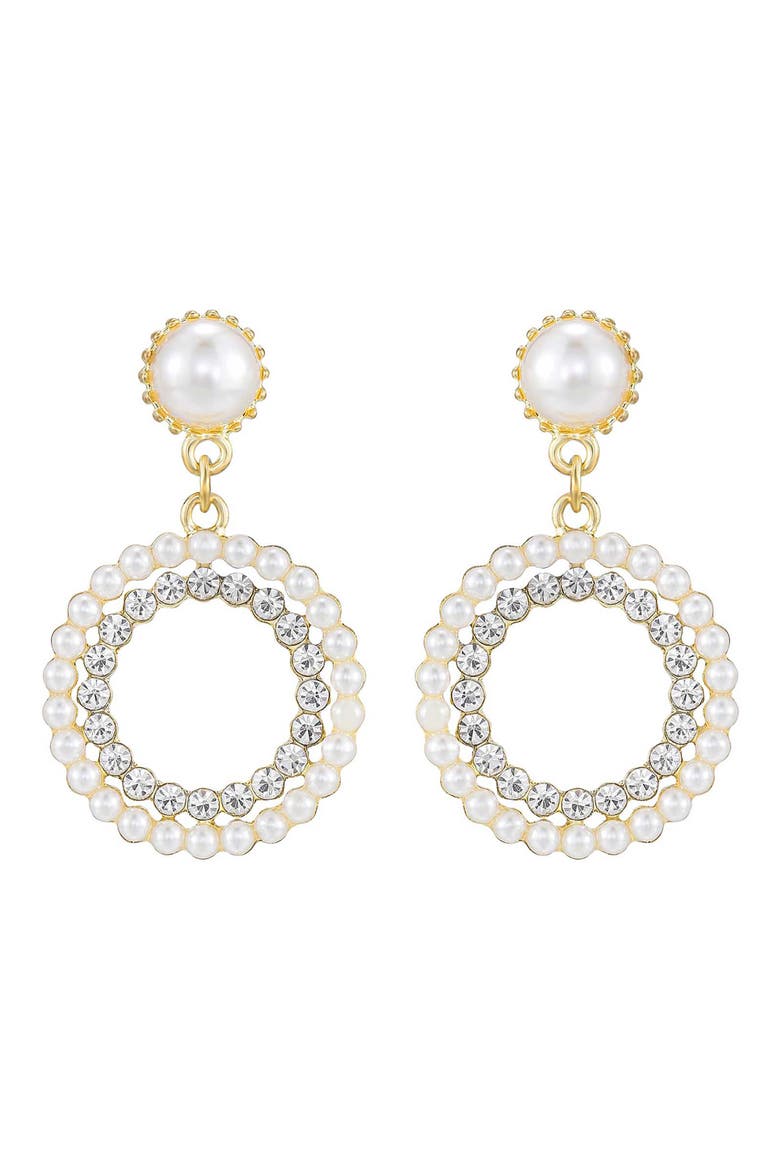 Mother May Drop Earrings, Main, color, GOLD