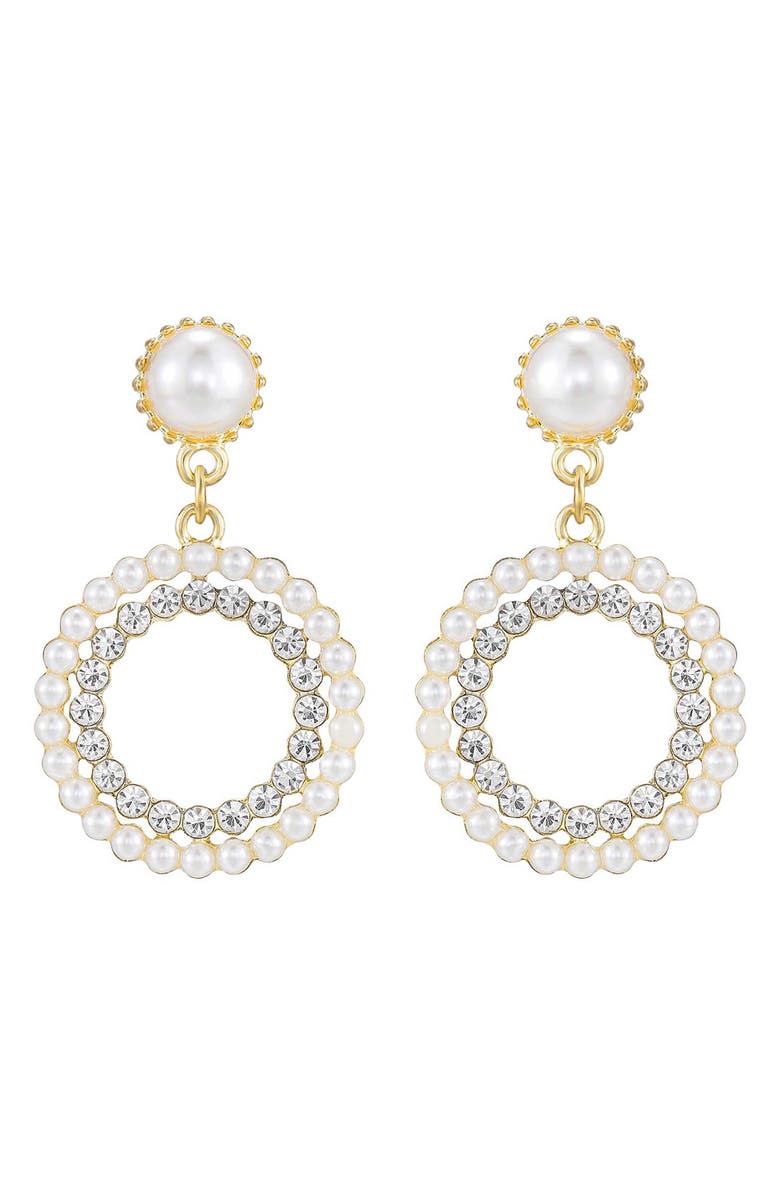 Ettika Mother May Drop Earrings, Main, color, Gold