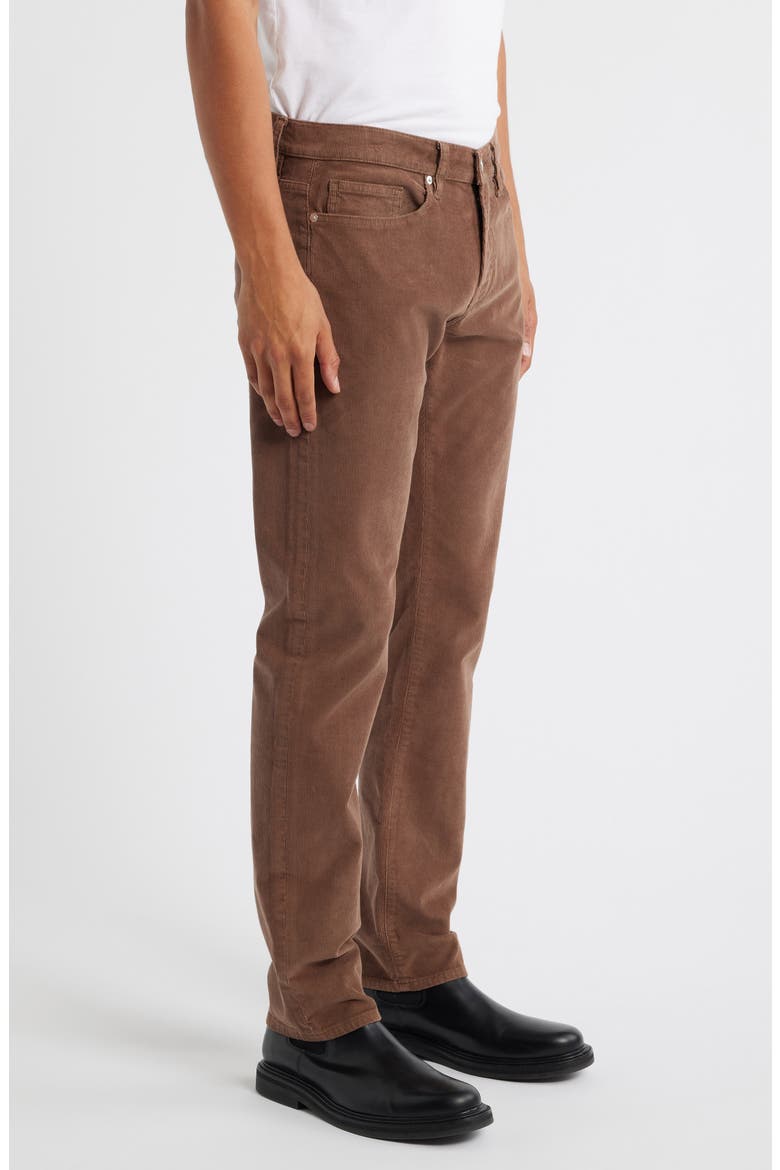 L'Homme Corduroy Slim Jeans, Alternate, color, DARK TAUPE