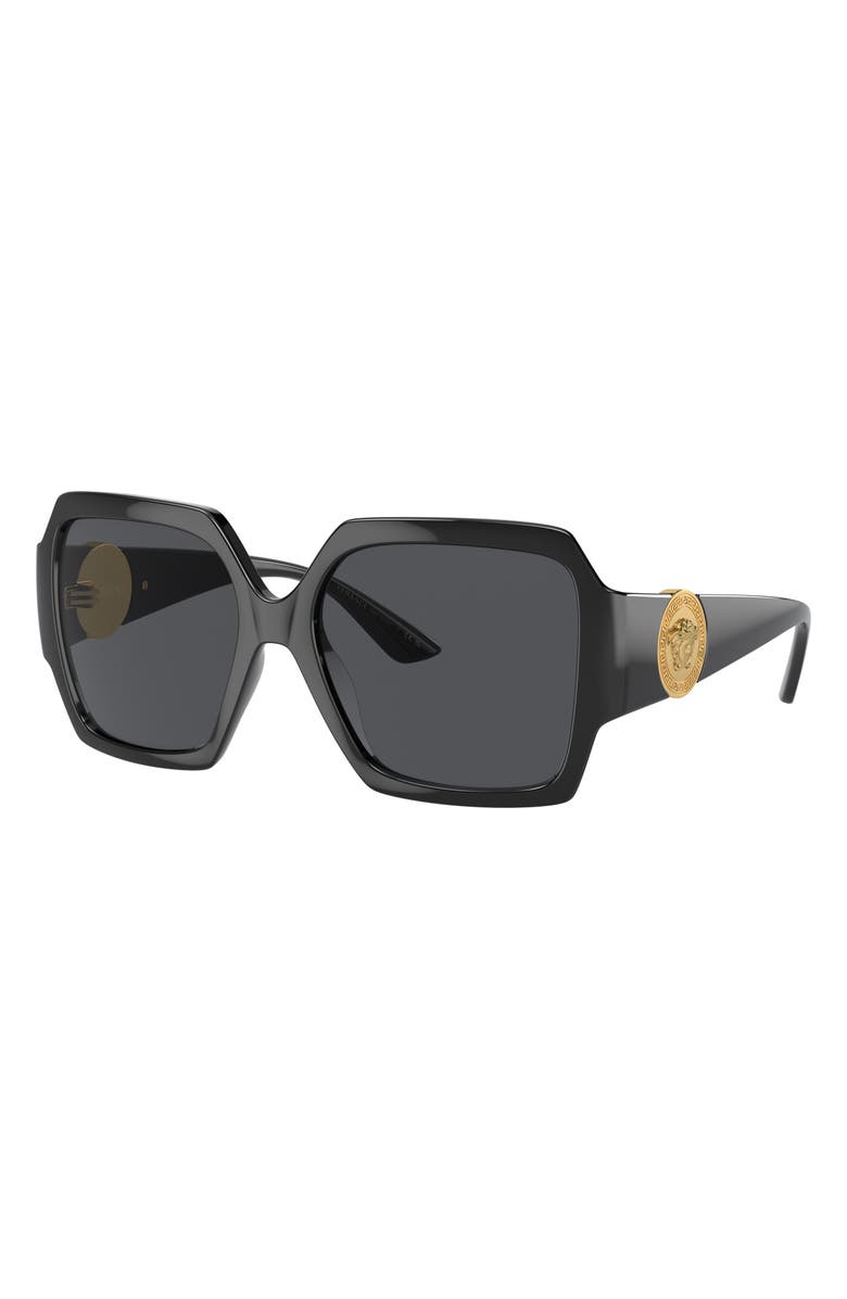 Versace 56mm Square Sunglasses, Alternate, color,