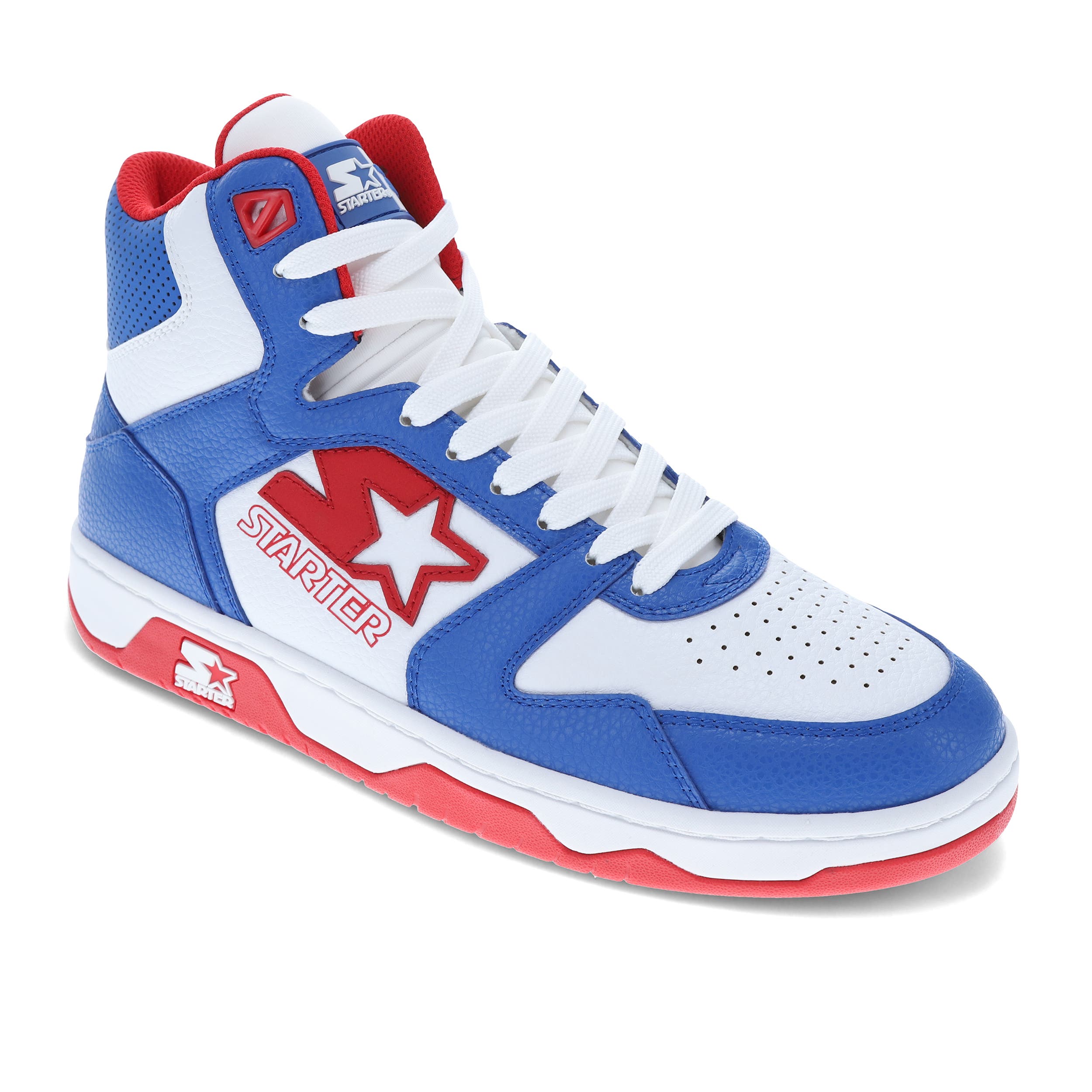 STARTER Breakaway 88 Mid Sneakers, Main, color, White/Blue