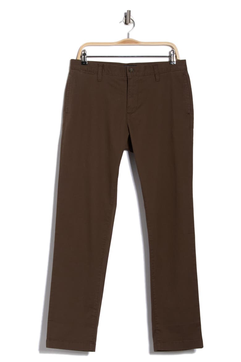 The Wallin Stretch Twill Trim Fit Chino Pants - 30-34" Inseam, Alternate, color, BROWN WREN