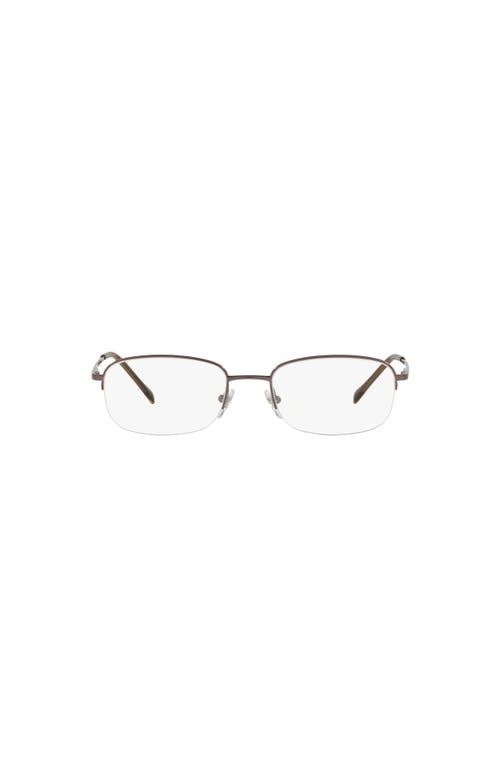 Sferoflex 52mm Oval Optical Glasses In Gold