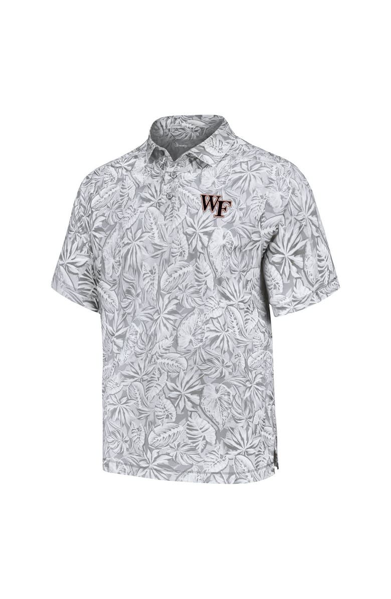 Tommy Bahama Men's Tommy Bahama Gray Wake Forest Demon Deacons Tropical Score IslandZone Polo, Alternate, color, 