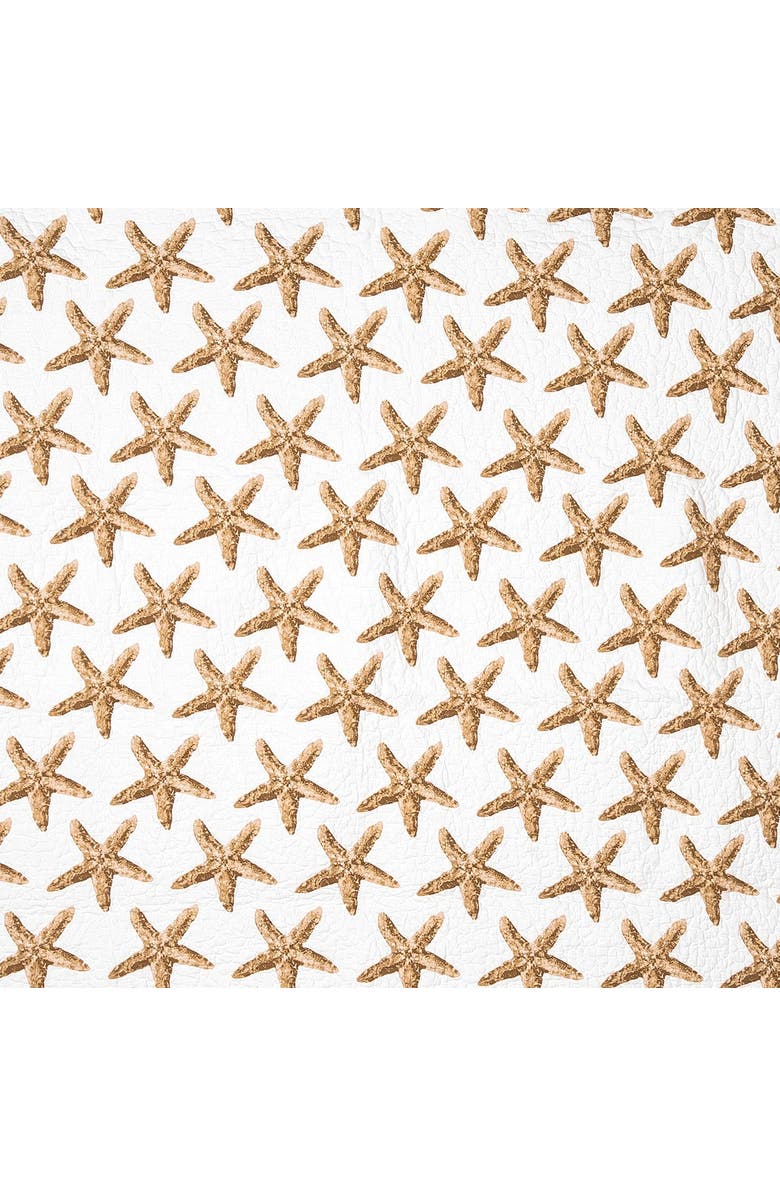 C&F Home Sand Bridge Stars Accent Throw Blanket, Alternate, color, Off-White