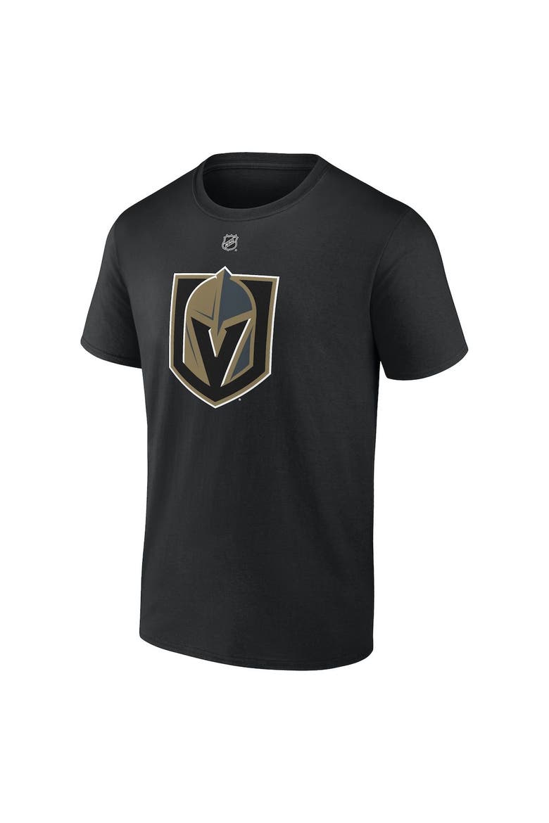 Men's Fanatics Branded Jack Eichel Black Vegas Golden Knights Authentic Stack Name & Number T-Shirt, Alternate, color, Black