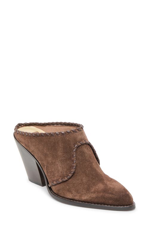 Dolce Vita Jolyn Heels Dk Brown Suede In Brown