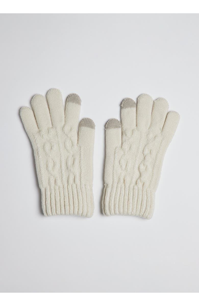 Hat Attack Frosty Touch Glove, Main, color, Ivory
