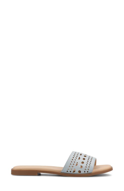 Shop Journee Collection Brodie Slide Sandal In Blue