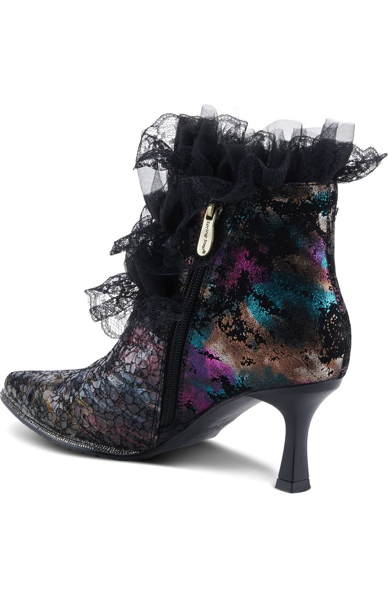 L'Artiste by Spring Step Lacenshine Pointed Toe Bootie, Alternate, color,