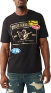 True Religion Logo Patch Graphic T-Shirt
