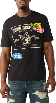 True Religion Logo Patch Graphic T-Shirt