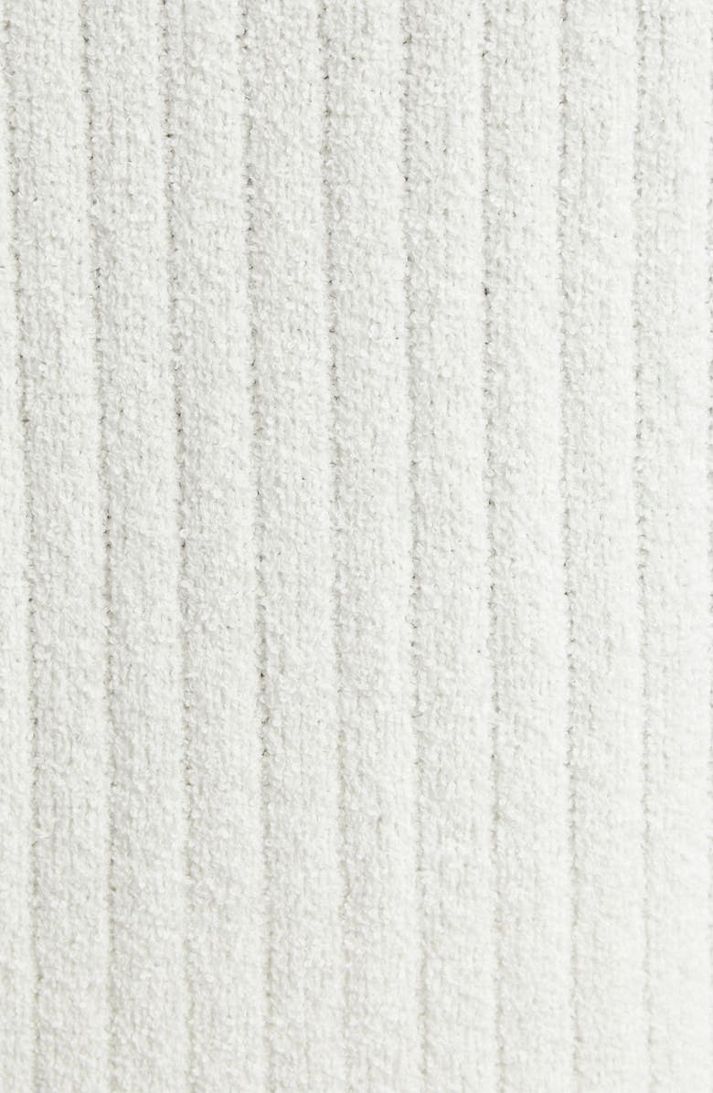 Casablanca Bouclé Rib Polo, Alternate, color, White