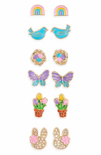 Leith Easter Butterfly 6-Pack Assorted Earrings