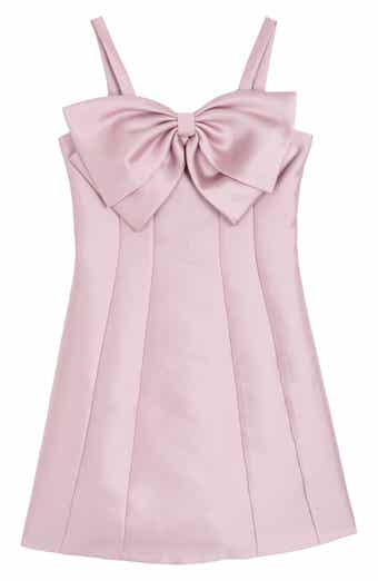 Rare Editions Kids' Bow Paneled Dress