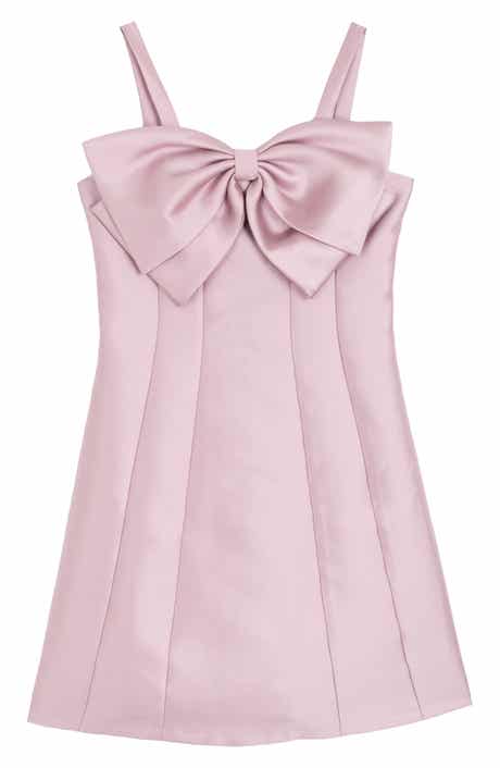 Rare Editions Kids' Bow Paneled Dress