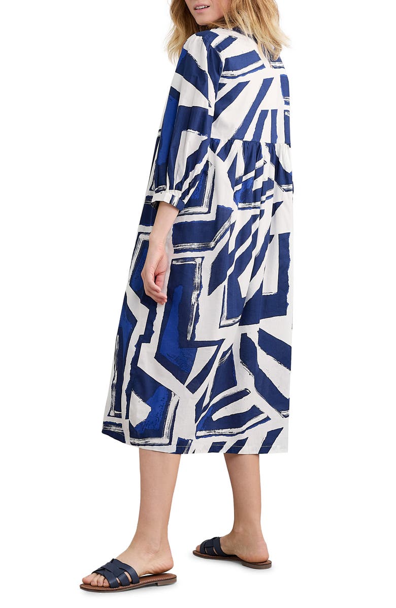 Seasalt Cornwall Earth Organic Cotton Caftan Dress, Alternate, color, 