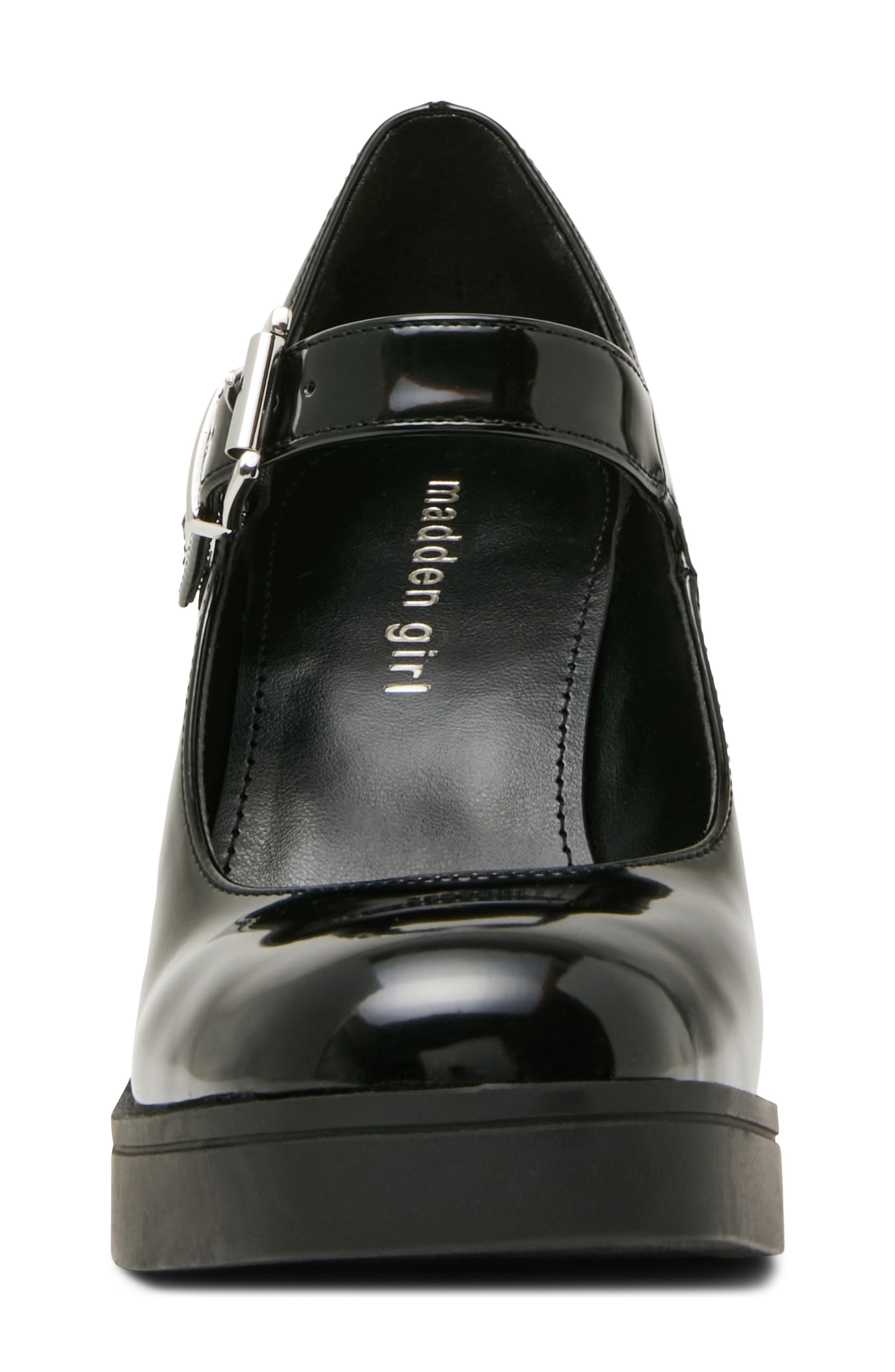 Daphne Mary Jane Faux Leather Pump, Alternate, color, BLACK BOX