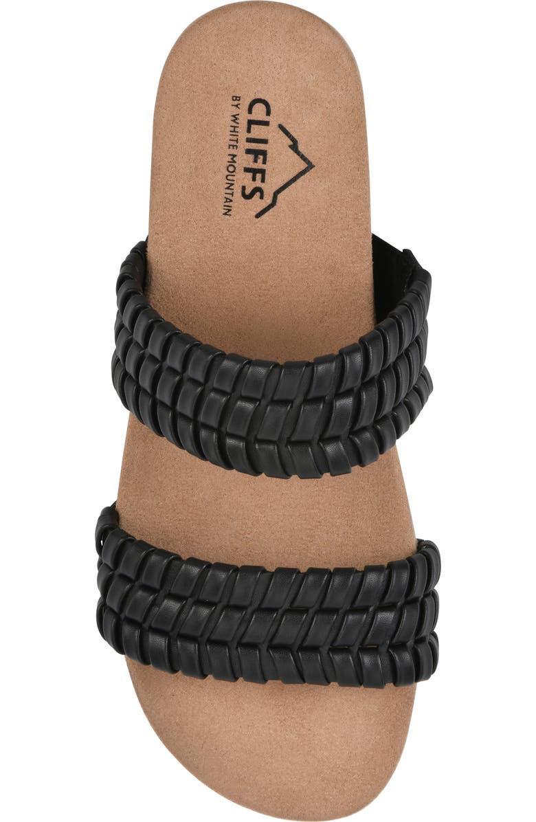 CLIFFS BY WHITE MOUNTAIN Tahnkful Weave Strap Sandal, Alternate, color,