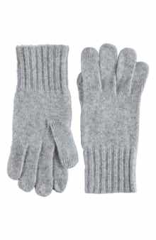 Amicale Cashmere Rib Knit Gloves