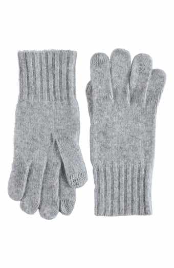 Amicale Cashmere Rib Knit Gloves