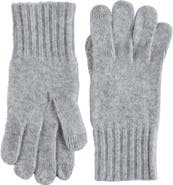 Amicale Cashmere Rib Knit Gloves