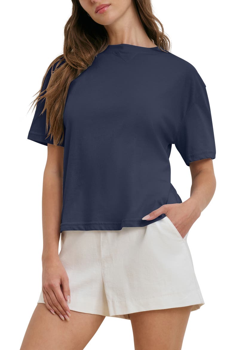 The Everyday Organic Cotton T-Shirt, Main, color, NAVY