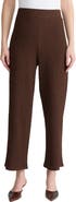 Jones New York Puckered Wide Leg Pull-On Ankle Pants